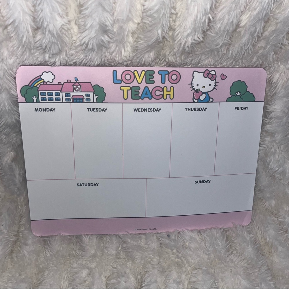 💕Sanrio Hello Kitty Calendar / Weekly Desk Pad 💕